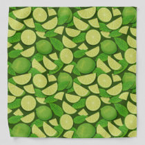 Lime Background Bandana