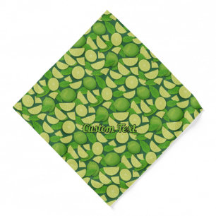 Lime Background Bandana