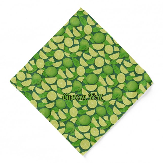 Lime Background Bandana (Front)