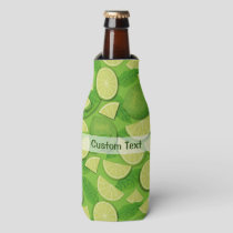 Lime Background Bottle Cooler