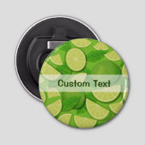 Lime Background Bottle Opener