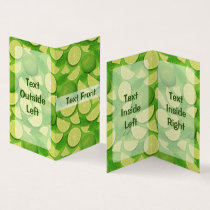 Lime Background Business Card