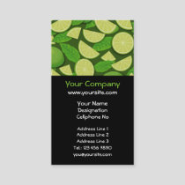 Lime Background Business Card