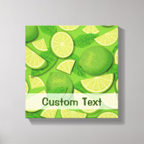 Lime Background Canvas Print