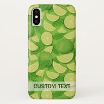 Lime Background iPhone X Case