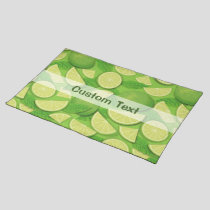 Lime Background Cloth Placemat