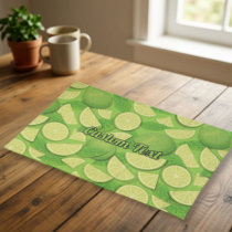Lime Background Cloth Placemat