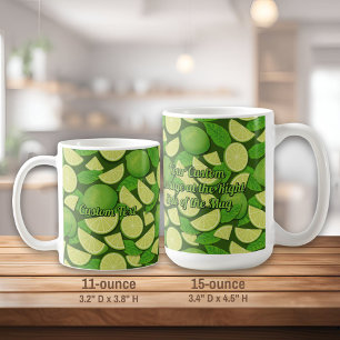 Lime Background Coffee Mug