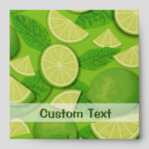 Lime Background Envelope