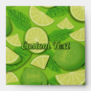 Lime Background Envelope