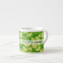 Lime Background Espresso Cup