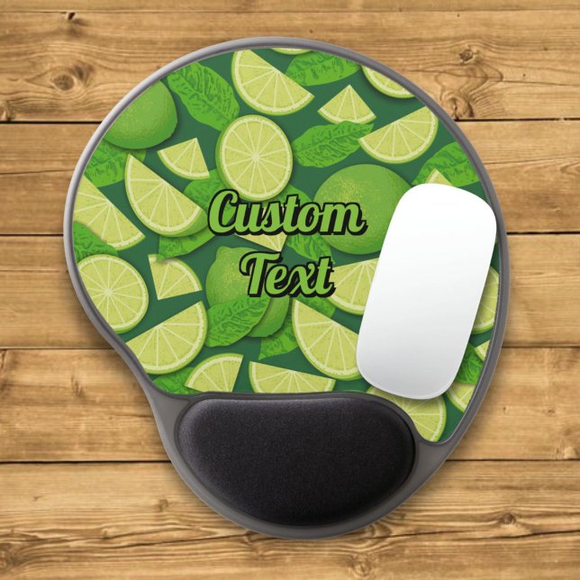 Lime Background Gel Mouse Pad (Creator Uploaded)