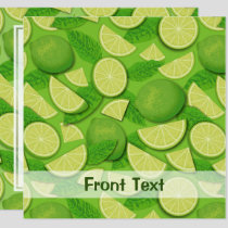 Lime Background Invitation