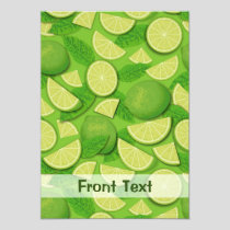 Lime Background Invitation