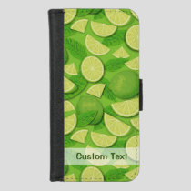 Lime Background iPhone 8/7 Wallet Case