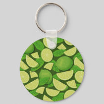 Lime Background Keychain