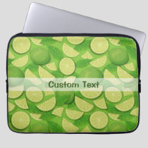 Lime Background Laptop Sleeve