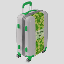 Lime Background Luggage