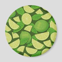 Lime Background Magnet