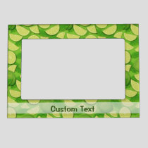 Lime Background Magnetic Frame