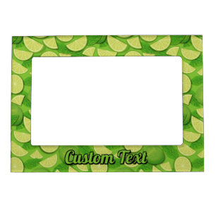 Lime Background Magnetic Frame