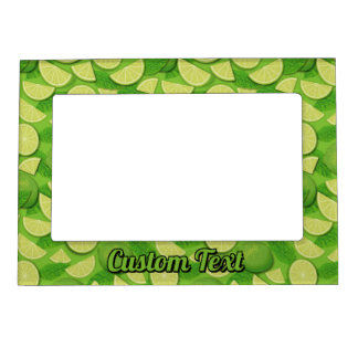 Lime Background Magnetic Frame