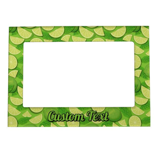 Lime Background Magnetic Frame (Front)