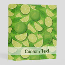 Lime Background Mini Binder