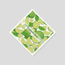 Lime Background Napkins