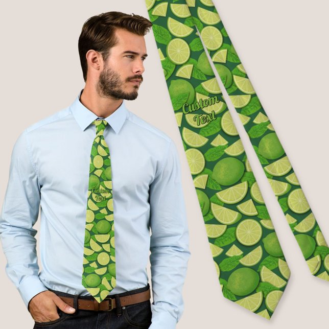 Lime Background Neck Tie (Creator Uploaded)