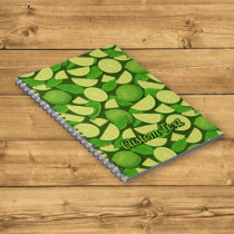 Lime Background Notebook