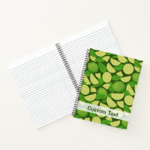 Lime Background Notebook