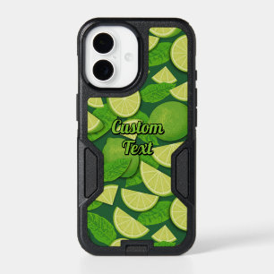 Lime Background iPhone 17 Case