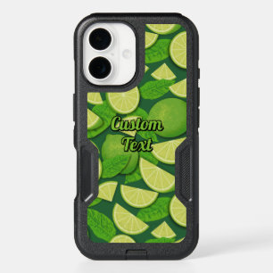 Lime Background iPhone 16 Case