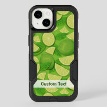 Lime Background OtterBox iPhone 14 Case