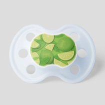 Lime Background Pacifier