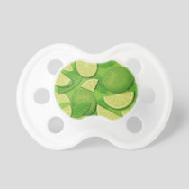 Lime Background Pacifier