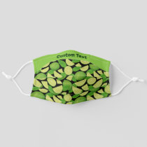 Lime Background Pattern Adult Cloth Face Mask