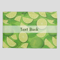 Lime Background Pillow Case