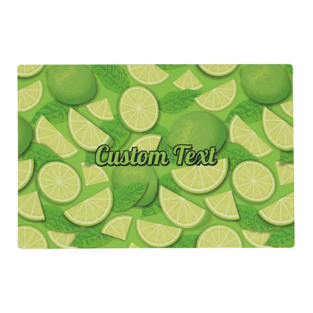 Lime Background Placemat (Front)