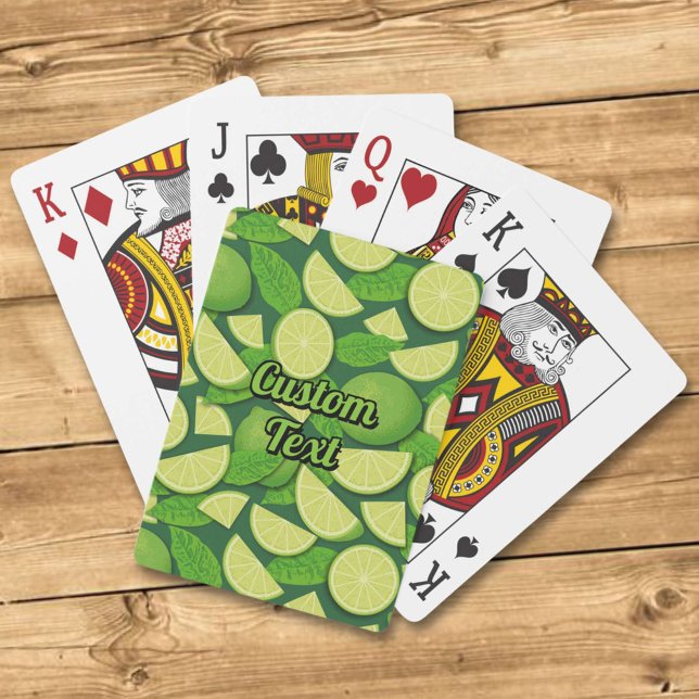 Lime Background Poker Cards (Creator Uploaded)