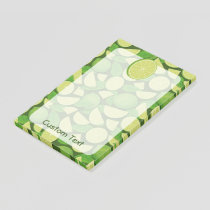 Lime Background Post-it Notes