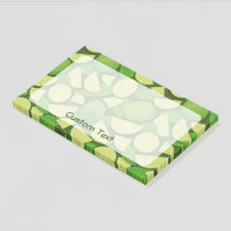 Lime Background Post-it Notes