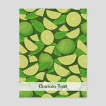 Lime Background Postcard