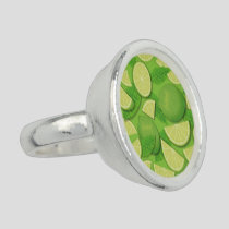 Lime Background Ring