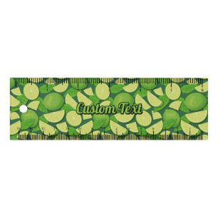 Lime Background Ruler