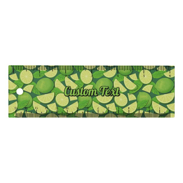 Lime Background Ruler (Front)