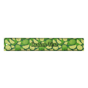 Lime Background Ruler