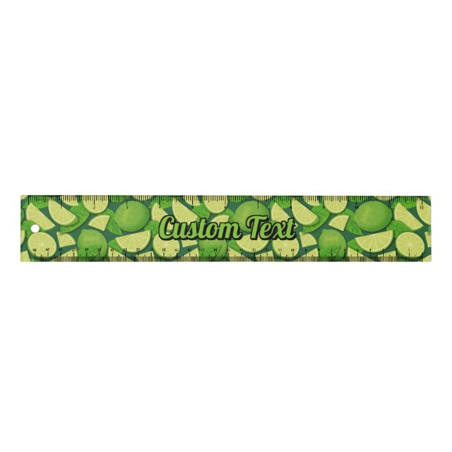 Lime Background Ruler (Front)