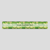 Lime Background Ruler